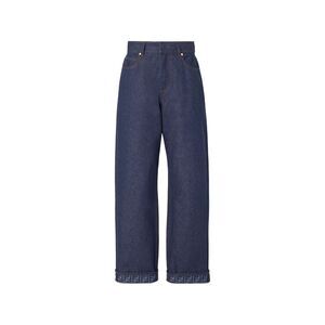 Fendi Blue Denim - Straight-Leg Jeans Women